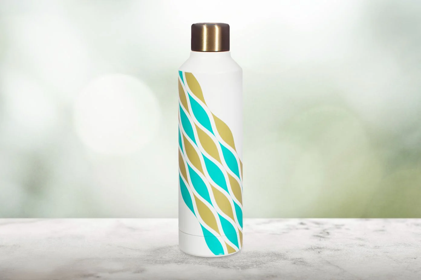 This Morning Teal Stripe Bottle - Image 7
